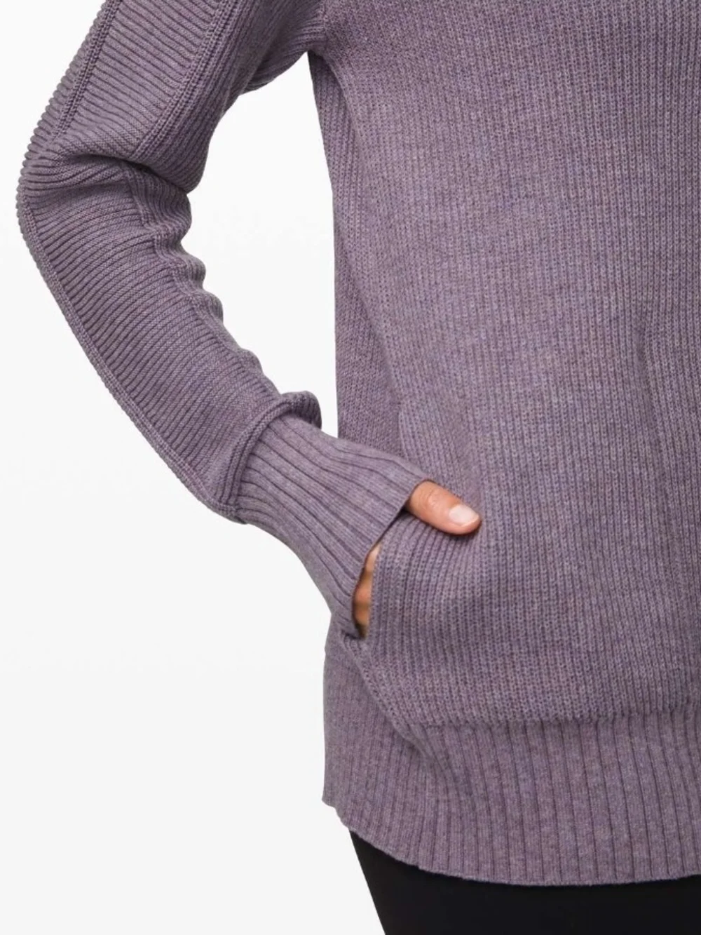 Lululemon Cozy Calling Sweater, Heathered Purple Quartz